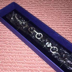 Swarovski Circle Bracelet with Crystals